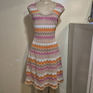 Missoni Cotton Blend Flare Dress 46
